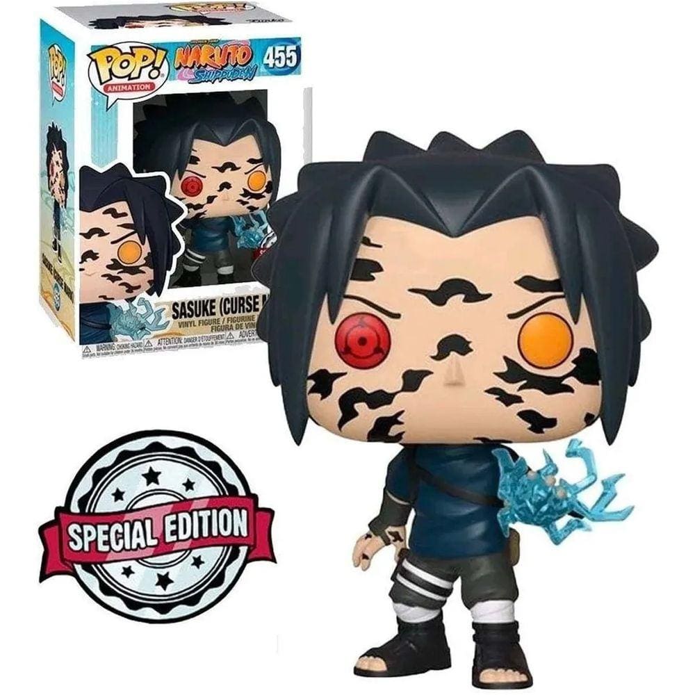 Funko Pop! Animation: Naruto Shippuden - Sasuke (Curse Mark) #455 Special Edition