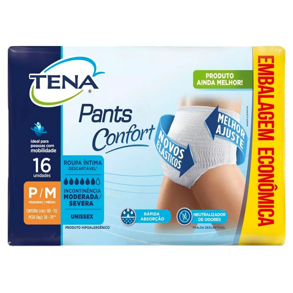 Fralda Geria Tena Pants Confort P/M C/16