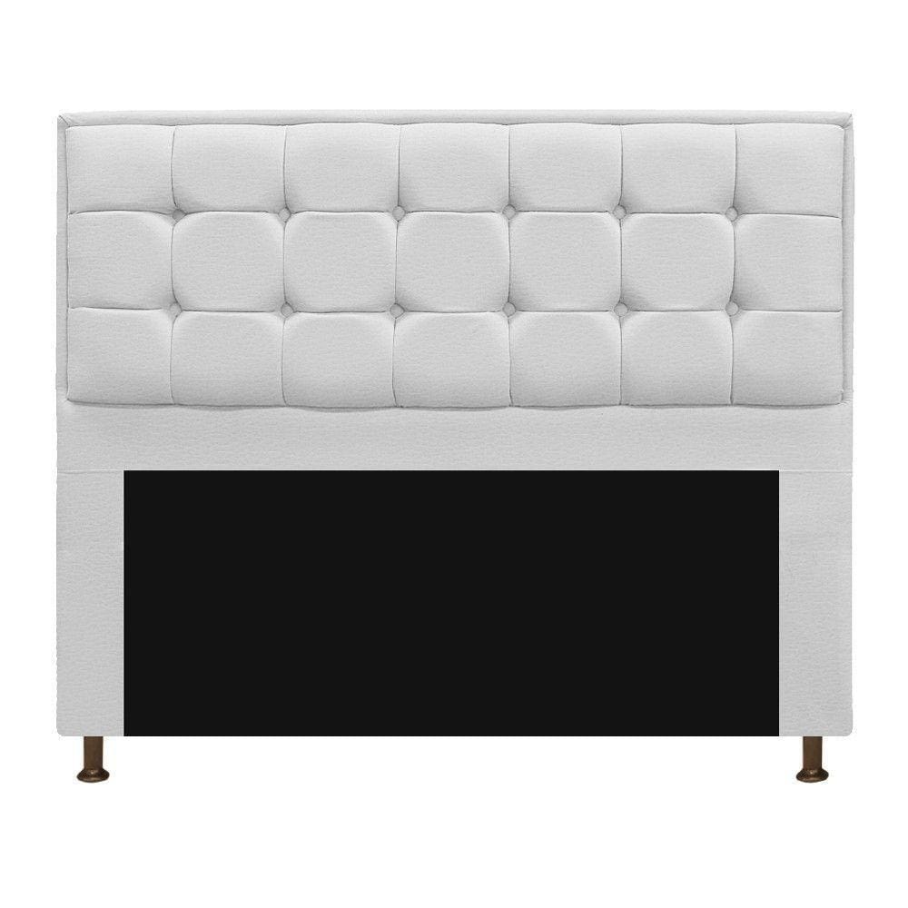 Cabeceira Copenhague 160 Cm Queen Size Corano Branco