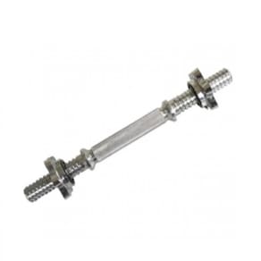 Barra Reta 40cm Cromada E 2 Porcas Estrela 28mm Diâmetro