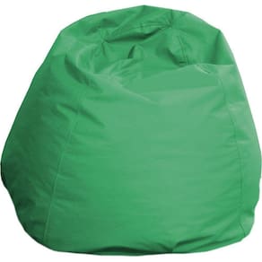 Puff Infantil Cheio Em Napa Angus - 80 X 60 Cm Verde Bandeir