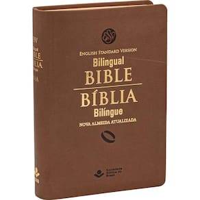 Bíblia Inglês-Português (ESV-NAA) Bilingue 14x20cm | SBB