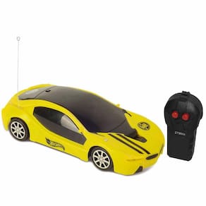 Carrinho de Controle Remoto - Hot Wheels - Dreamer - Amarelo - Candide