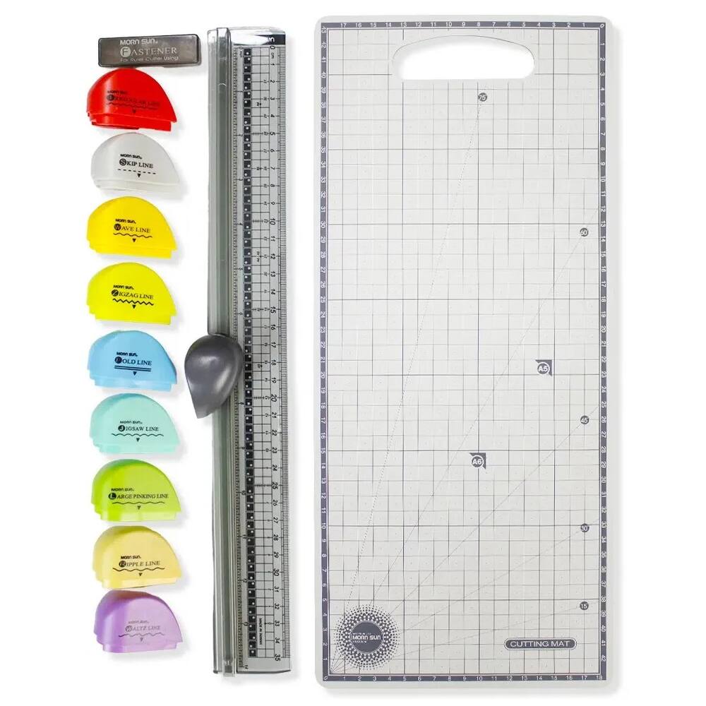 Guilhotina Trimmer com 10 Lâminas e Base de Corte Morn Sun