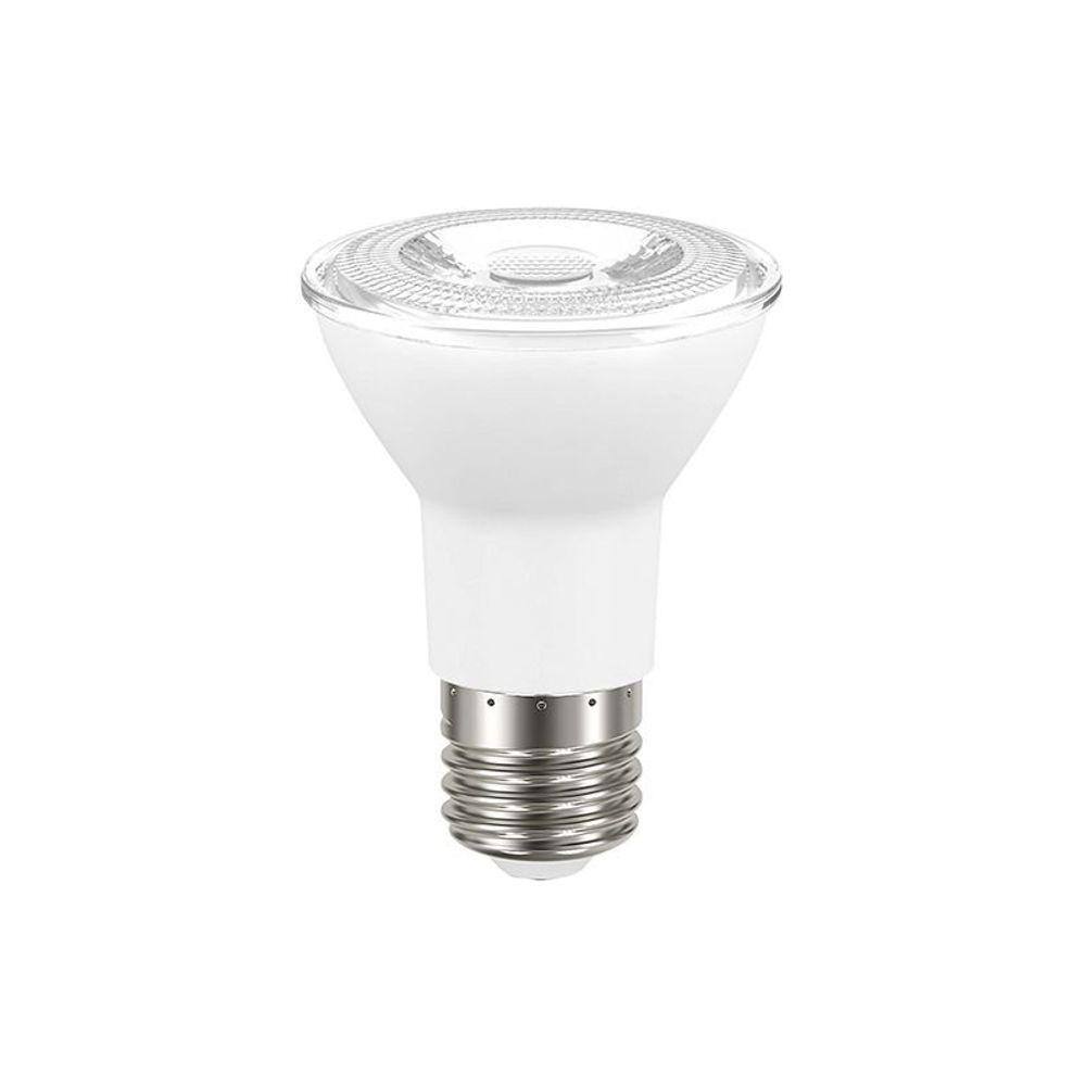 Kit 6 Lâmpadas Led Taschibra Par 20 7W Bivolt E27 4000K Luz Neutra