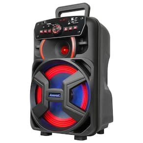 Caixa Amplificada Amvox Recarregável Bluetooth USB MicroSD Auxiliar Bivolt 200W  ACA 221 GIGANTE II