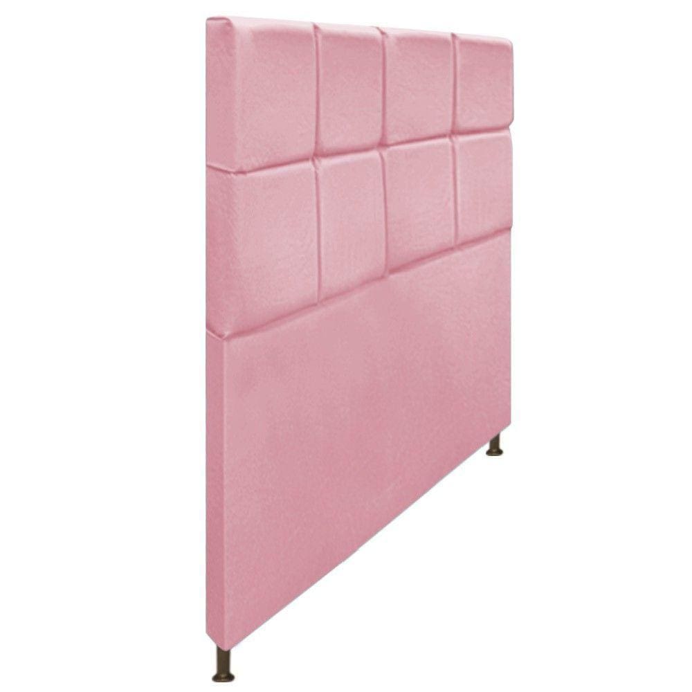 Cabeceira Damares 160 Cm Queen Size Com Botonê Rosa Bebê