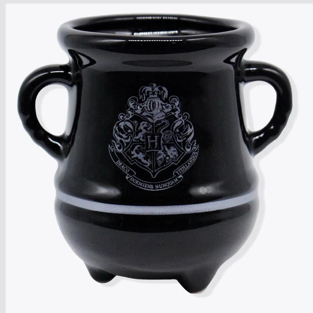 Caneca Formato 3D 350Ml Pocao Hogwarts Prata
