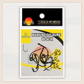 Anzol Maruseigo-sure Black Technes - C/ 10 Und Tamanho Nº 14