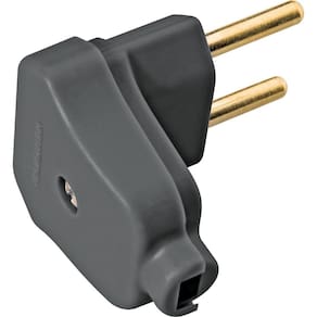 Plugue Angular Tramontina 2P 10 A 250 V Tramontina Preto Tramontina