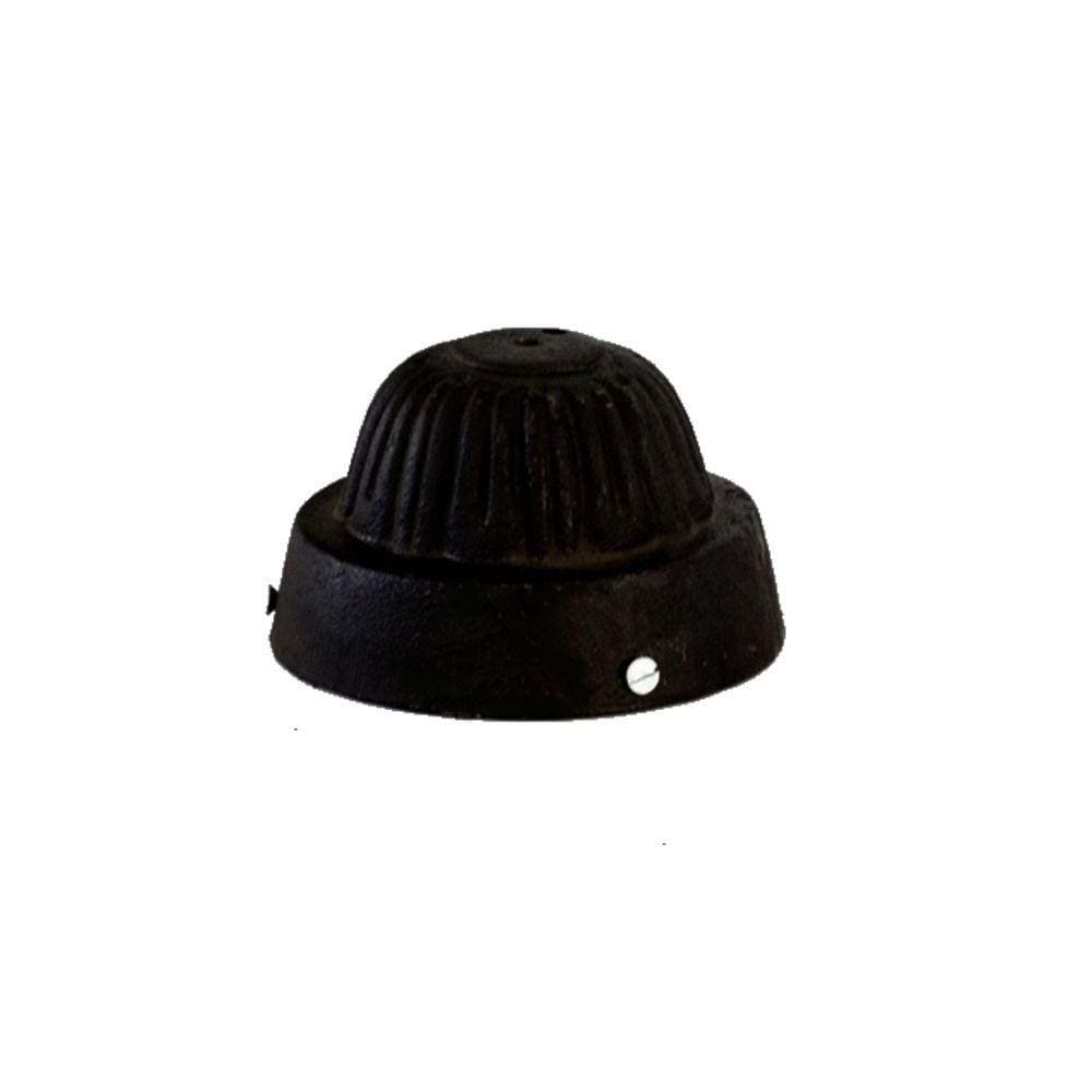 Canopla Paris De Ferro Fundido Suporte Acabamento 15Cm