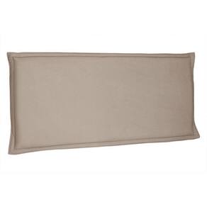 Cabeceira Painel King 1,95m Veneza Suede Bege