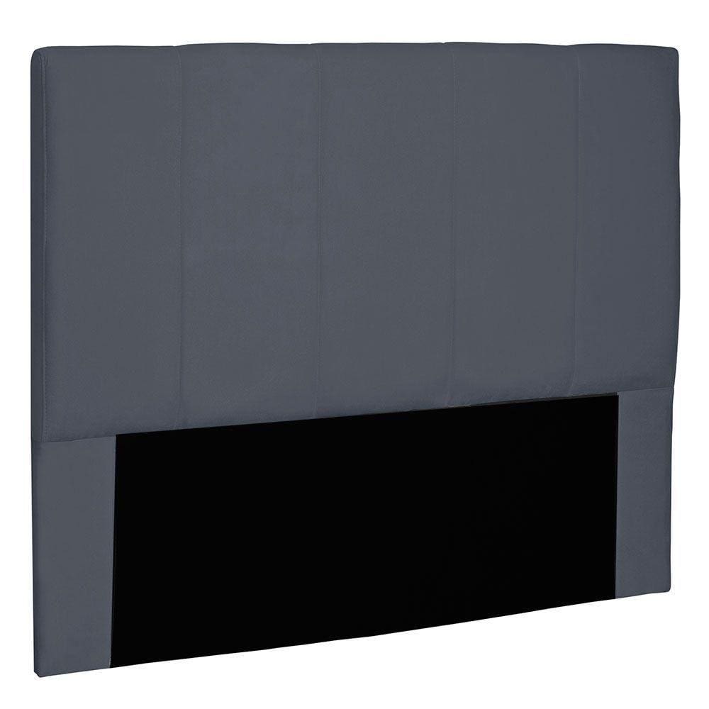 Cabeceira King 1,95m Ravenna Suede Cinza