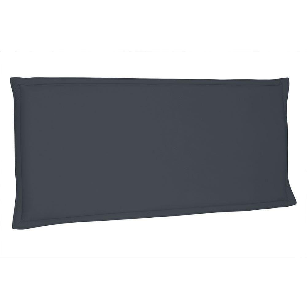 Cabeceira Painel Queen 1,60m Veneza Suede Cinza