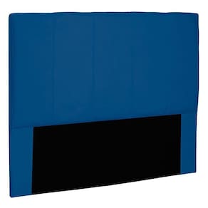 Cabeceira Solteiro 0,90m Ravenna Suede Azul Marinho