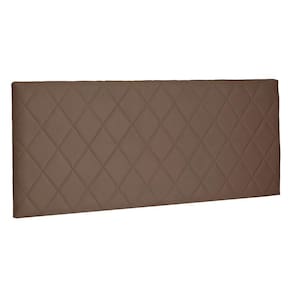 Cabeceira Painel King 1,95m Esmeralda Suede Caramelo