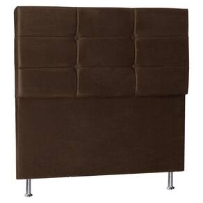 Cabeceira Queen 1,60m Tóquio Suede Marrom