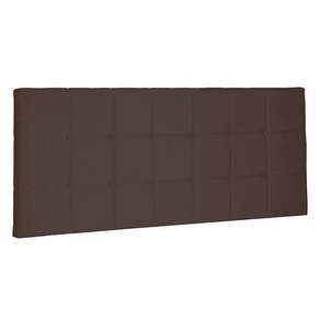 Cabeceira Painel Queen 1,60m Verona Suede Marrom Café