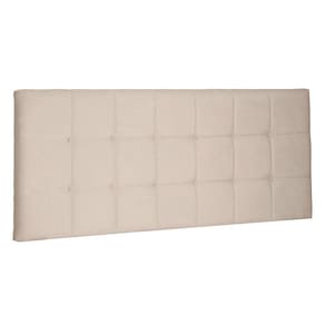 Cabeceira Painel King 1,95m Verona Suede Bege