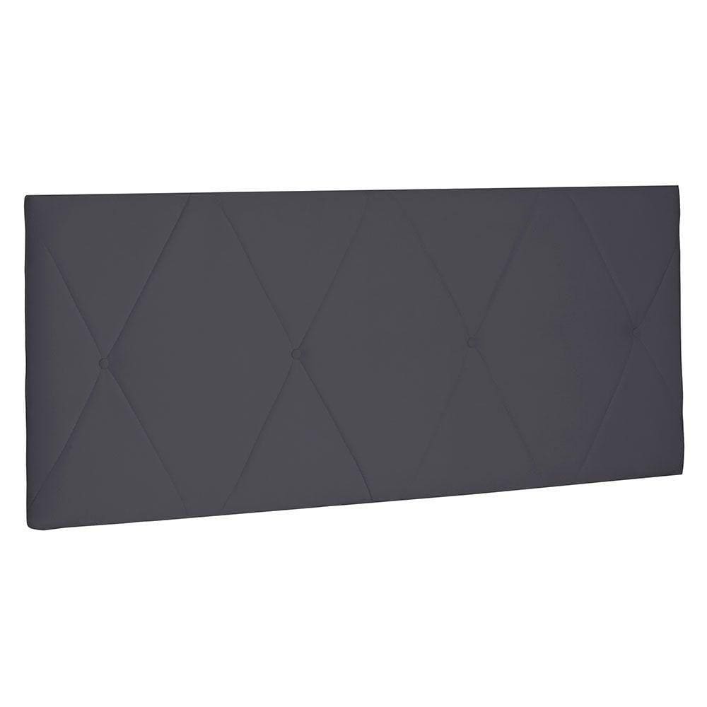 Cabeceira Painel Casal 1,40m Aquilla Suede Cinza