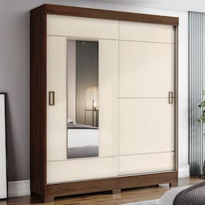 Guarda Roupa Casal 02 Portas Deslizantes 02 Gavetas Amsterdã Briz