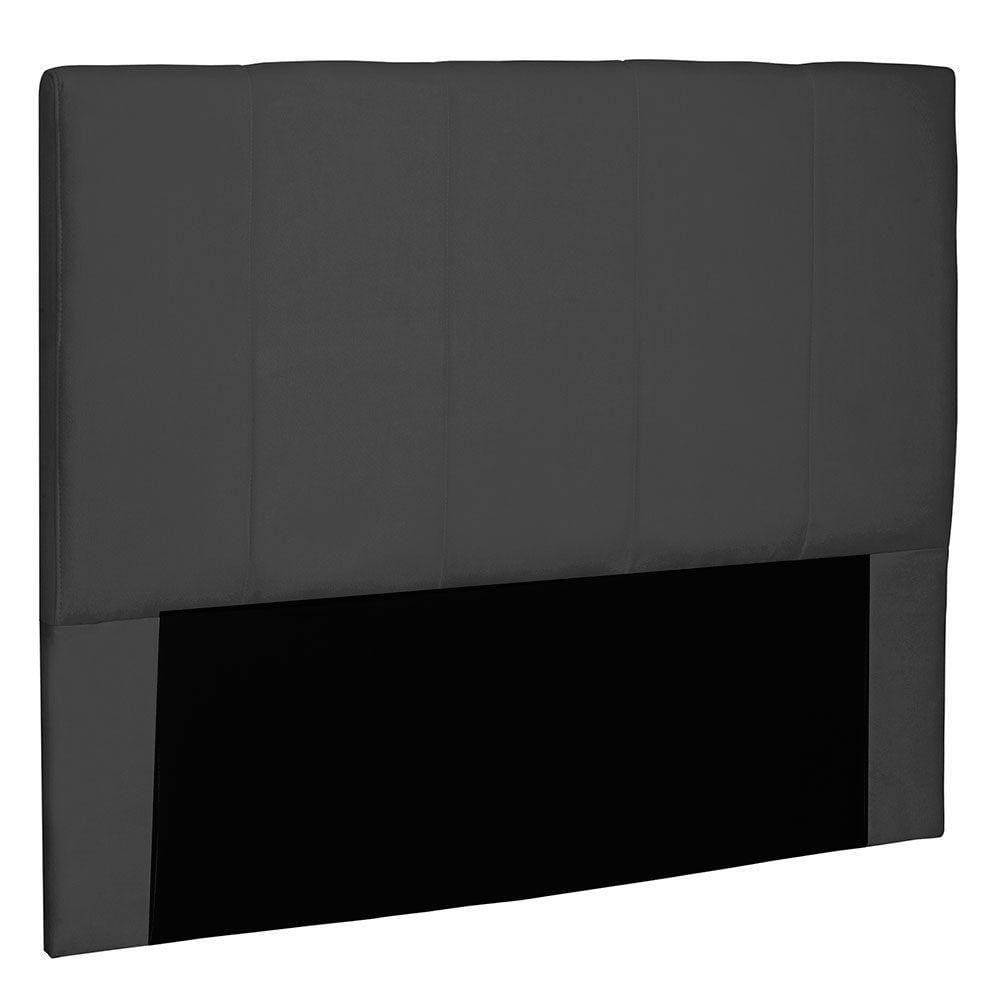 Cabeceira Solteiro 0,90m Ravenna Suede Preto