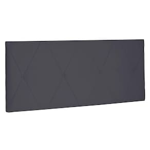 Cabeceira Painel Casal 1,40m Aquilla Suede Cinza