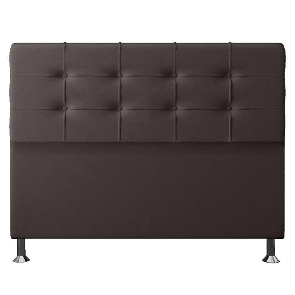 Cabeceira Queen 1,60m Atenas Suede Marrom