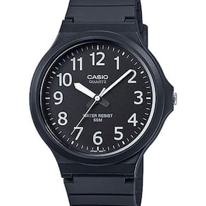 Relógio Masculino Casio Preto Borracha Vintage Analógico