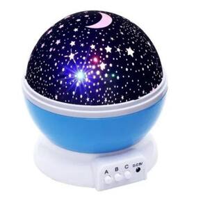 Luminária Projetor Estrela 360º Star Master Azul