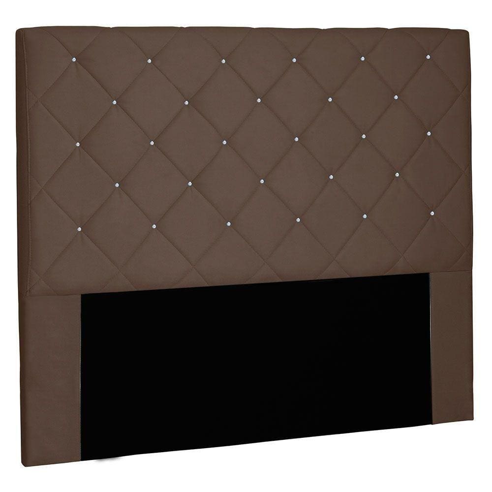 Cabeceira Casal 1,40m Tânia Suede Caramelo