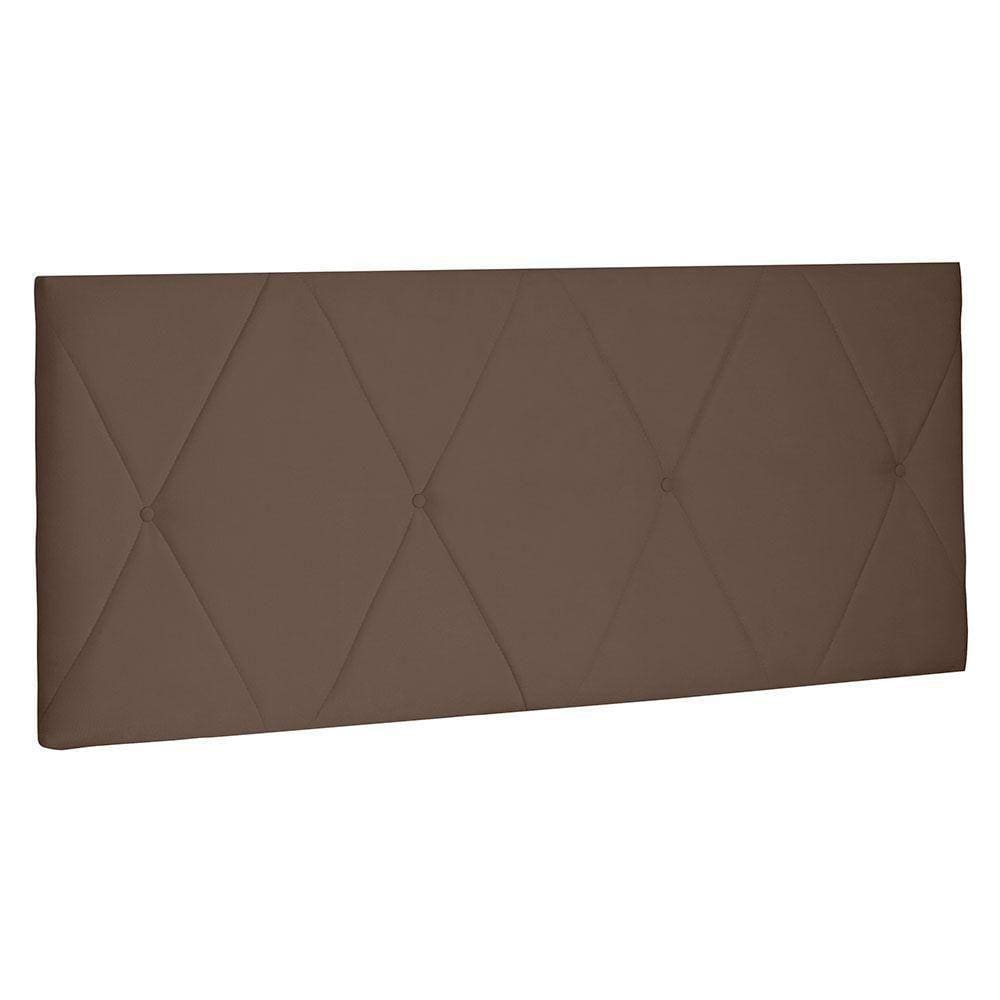 Cabeceira Painel Solteiro 0,90m Aquilla Suede Caramelo
