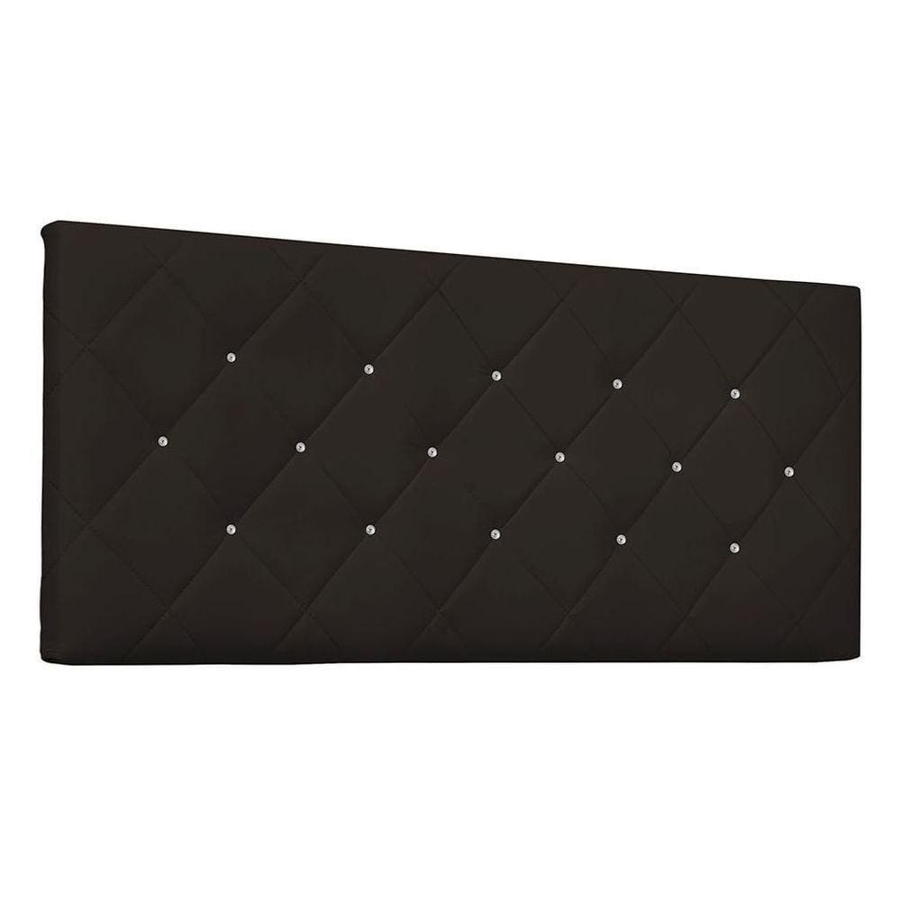 Cabeceira Painel Solteiro 0,90m Tânia Corano Marrom