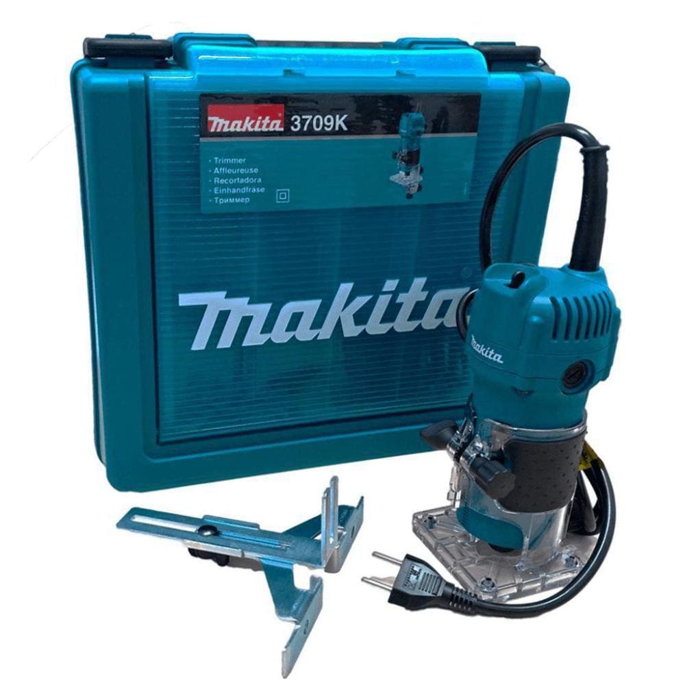 Tupia de Laminação 1/4 POL 530W Modelo 3709K com Maleta MAKITA
