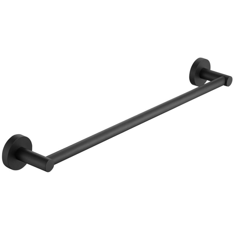 Porta Toalha 46cm Chicago Preto Fosco Sensi D`acqua