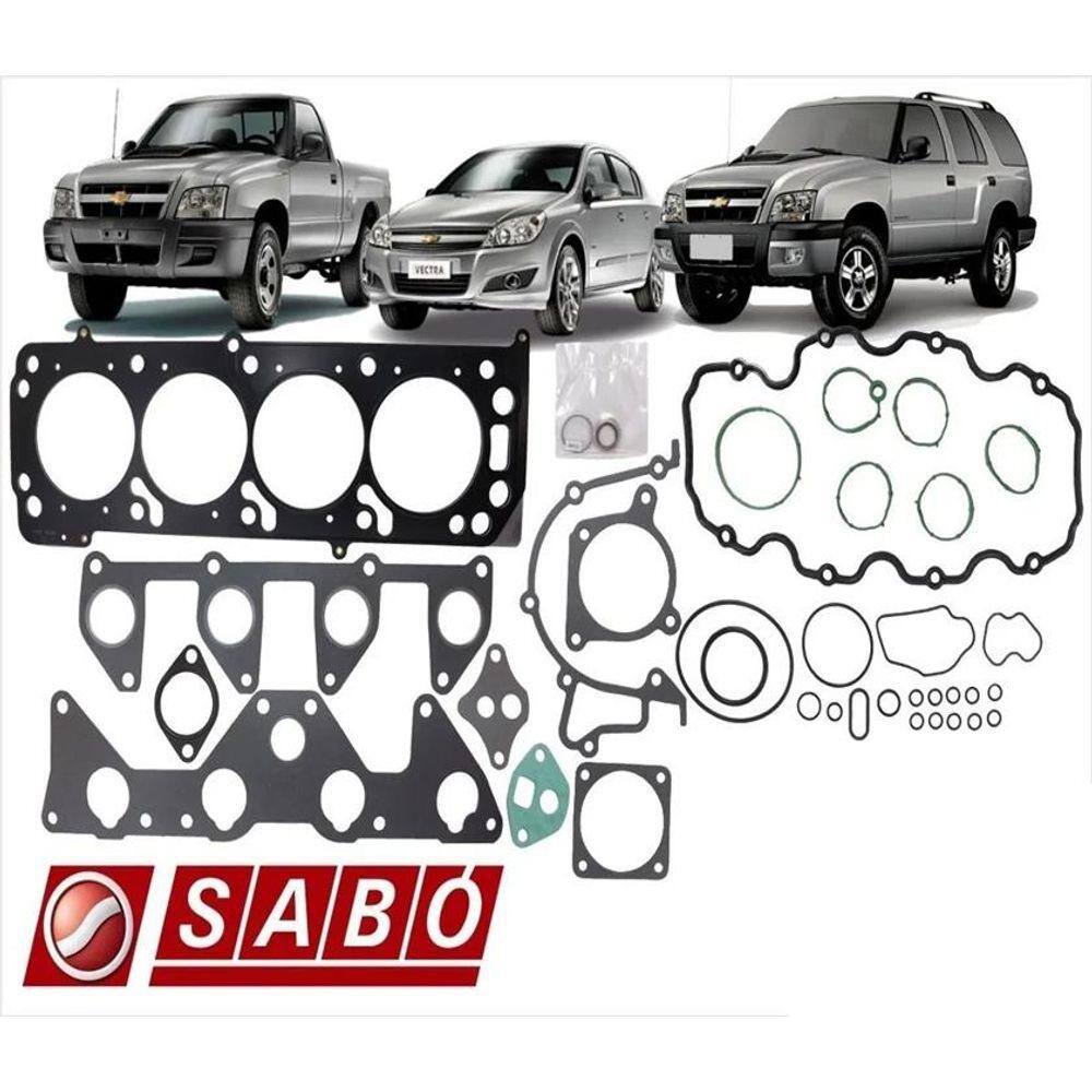 Jogo De Juntas Superior Gm Chevrolet S10 Blazer Vectra 2.4 8V Sabo