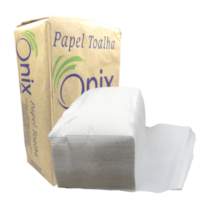 Papel Toalha Interfolha 20x20cm 1000 Folhas 100% Celulose Virgem Interfolhado Banheiro