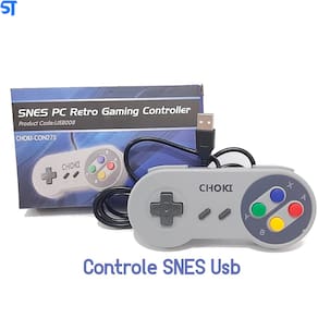 Controle Joystick USB SNES PC Retro Gaming Choki-Con275 - USB008