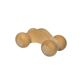 Massageador Madeira Facial 4 Rodas - Newart