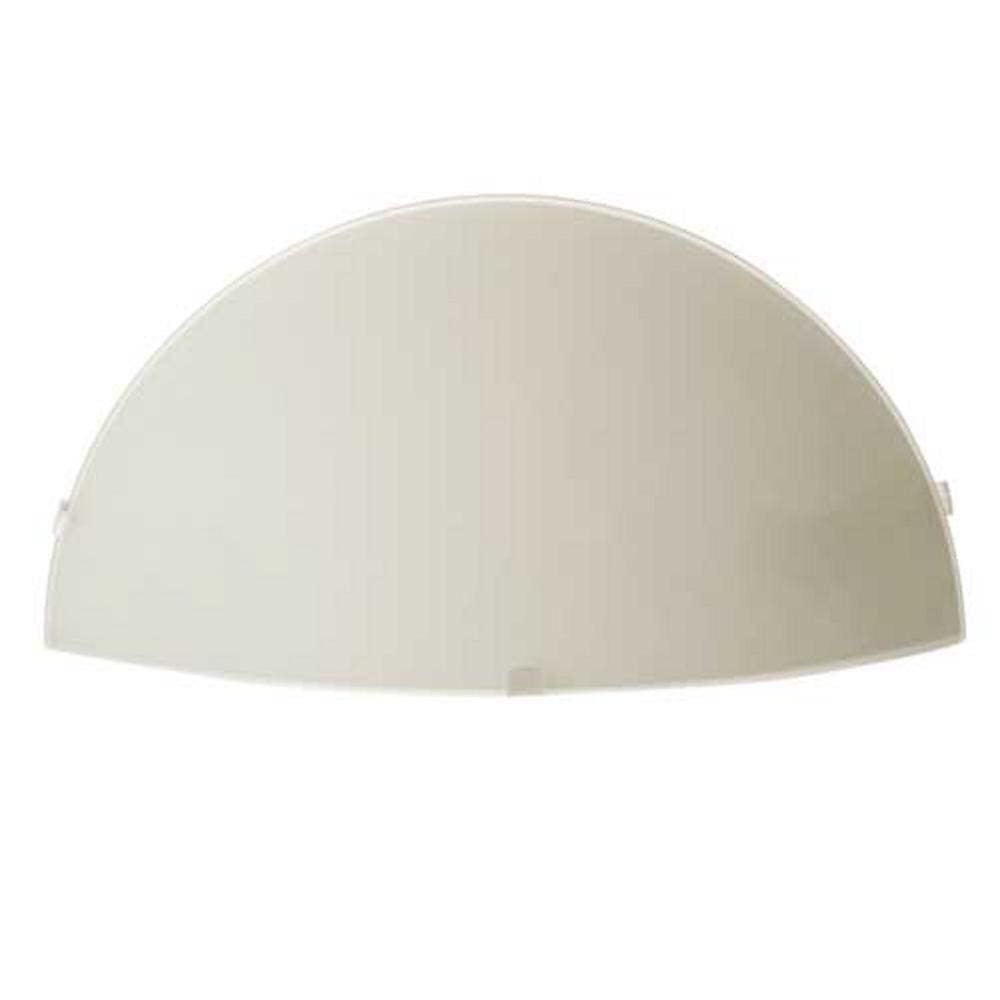 Arandela 1 Lâmpada Vidro Cba Branco 127V 220V