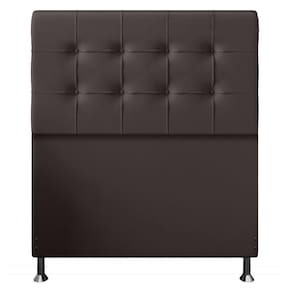 Cabeceira Solteiro 0,90m Atenas Suede Marrom