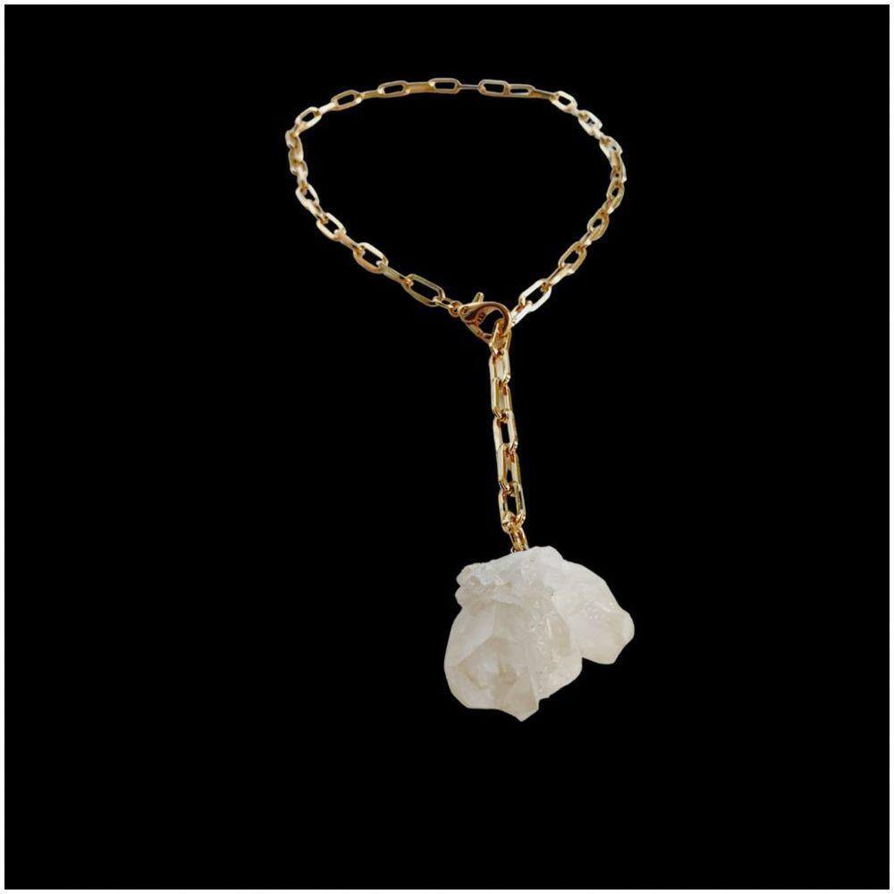 Colar Quartzo Cristal