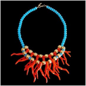 Colar Galhos De Coral