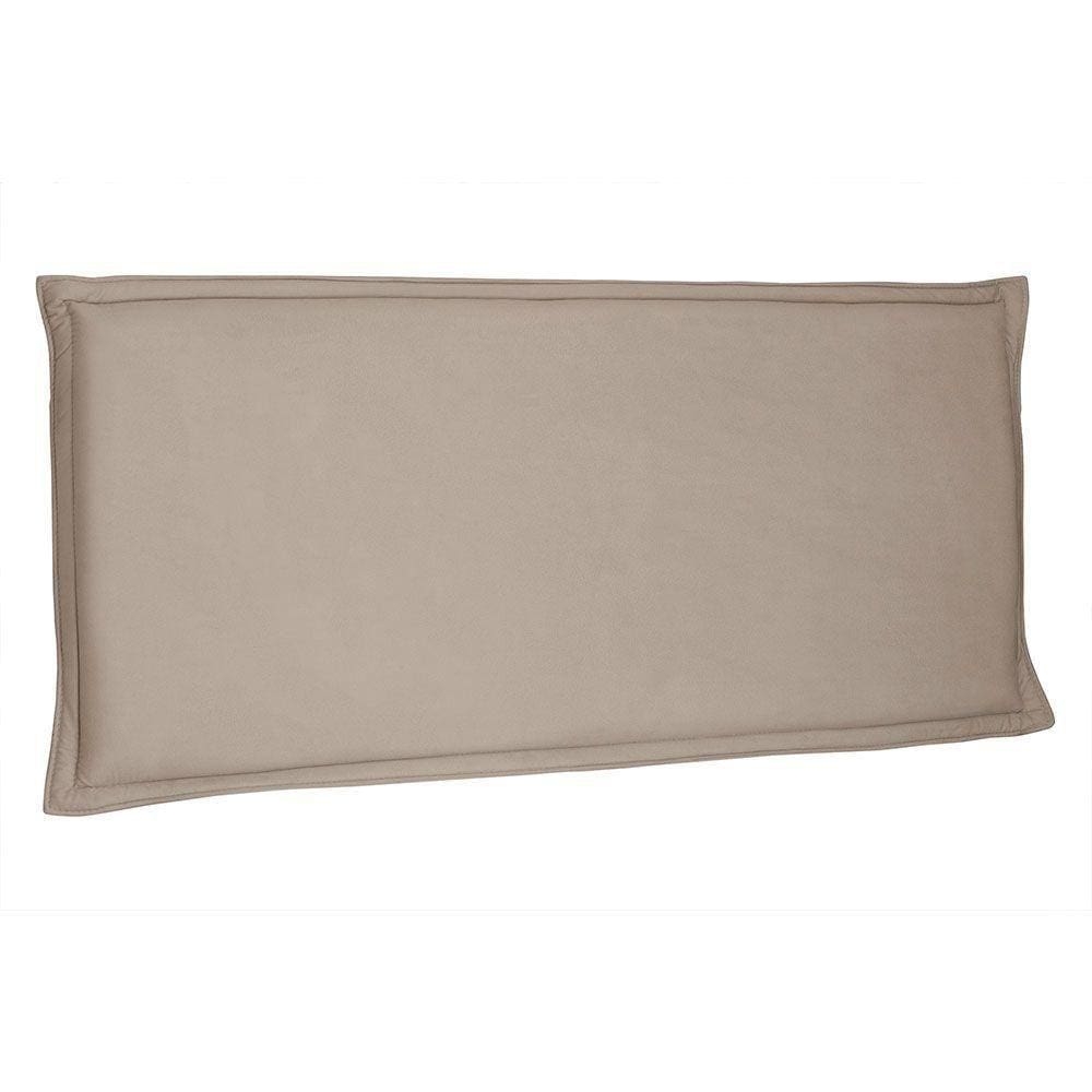 Cabeceira Painel Casal 1,40m Veneza Suede Bege