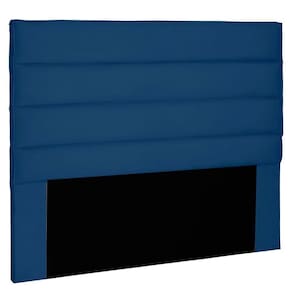 Cabeceira Queen 1,60m La Italiana Suede Azul Marinho