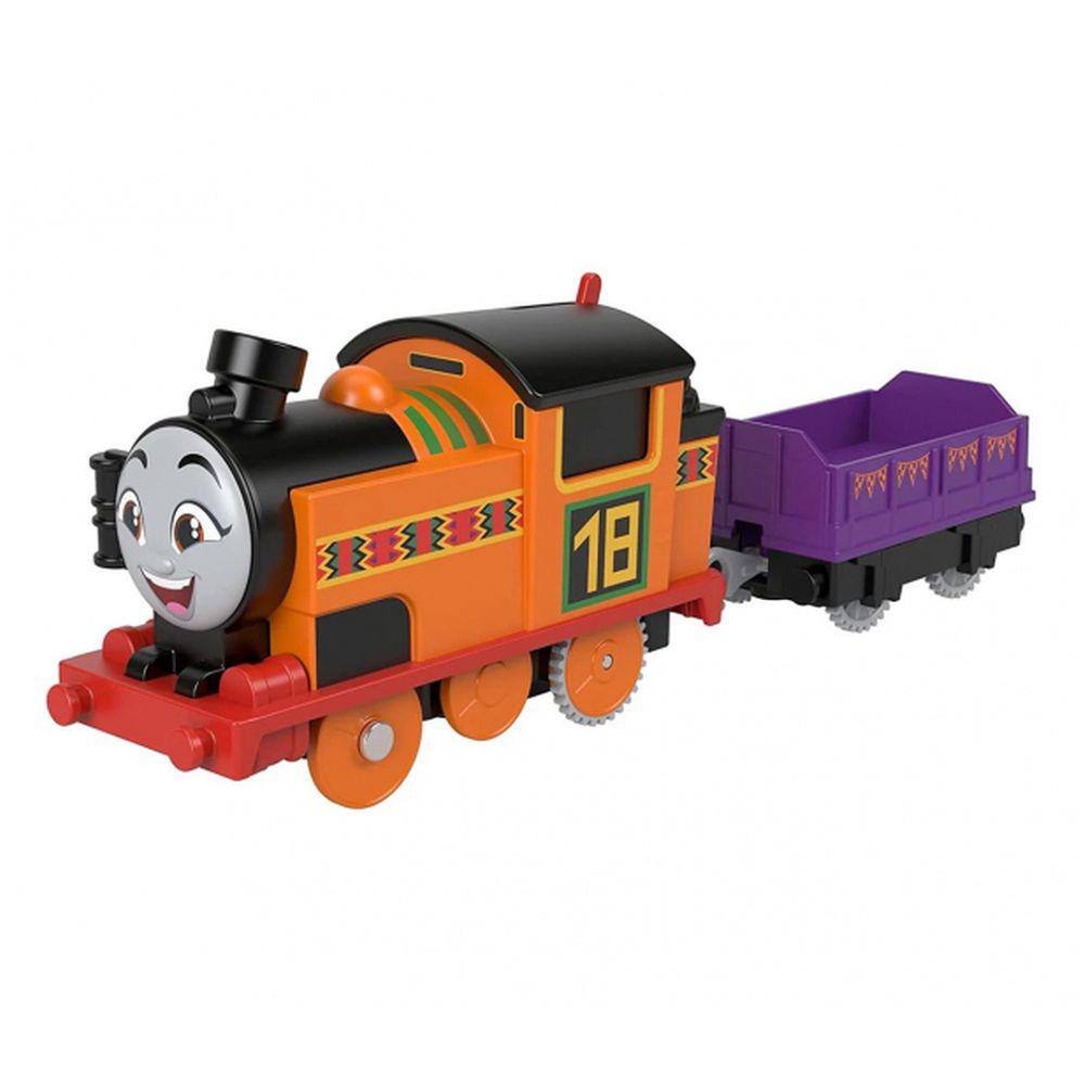 Kit 3 Brinquedo Trem Thomas Trenzinho Infantil Luz Som Bate