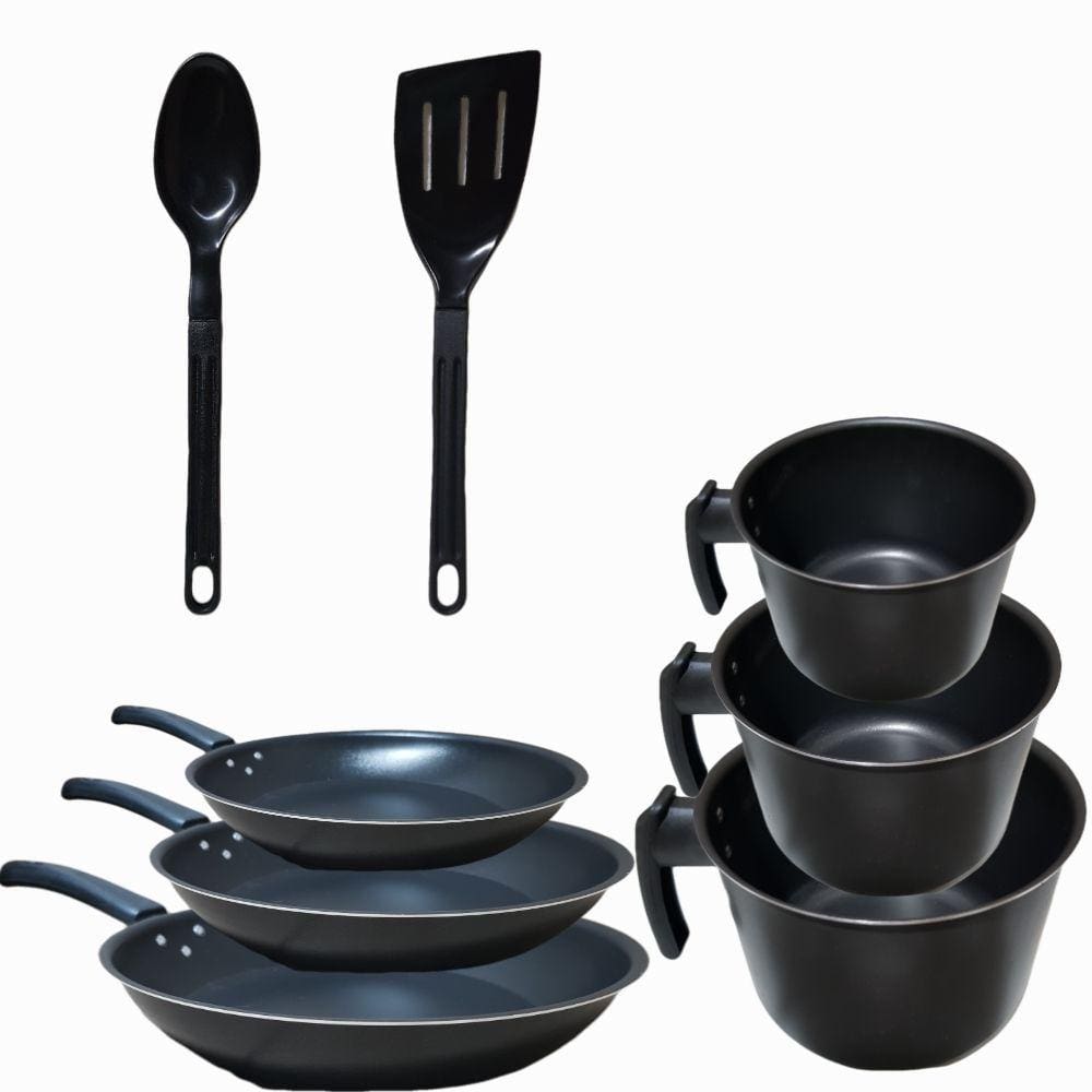 Conjunto Teflon Antiaderente 8 Peças