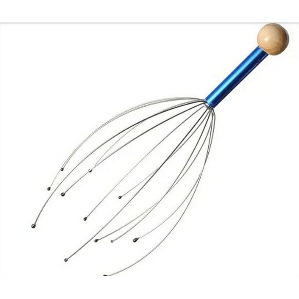 Massageador De Cabeça 12 Pontas Anti Stress Relaxante