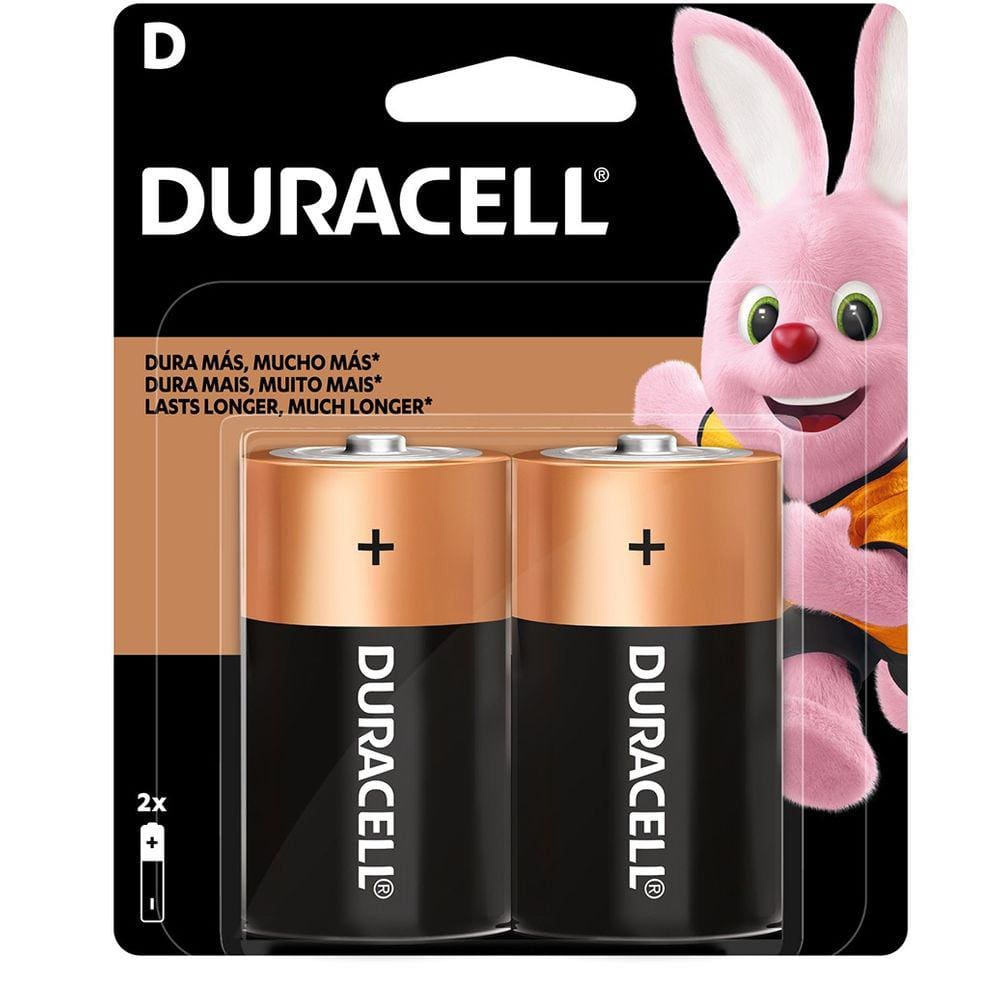 Pilha Duracell Grande D Par