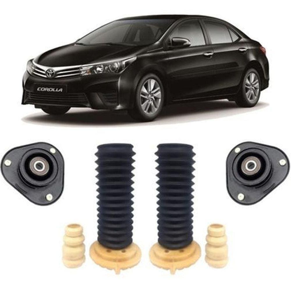 Par Kit Coxim Amortecedor Dianteiro Corolla 2017 2018 2019